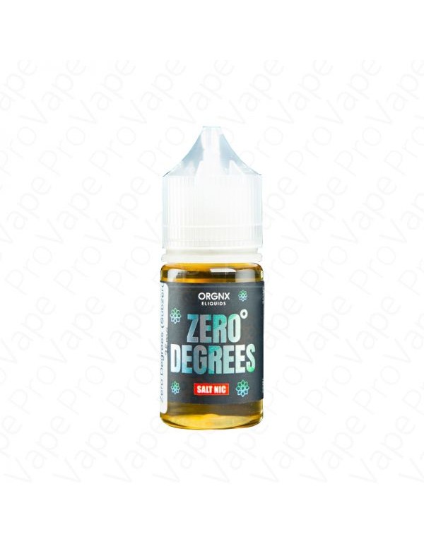 Zero Degrees Salt ORGNX 30mL
