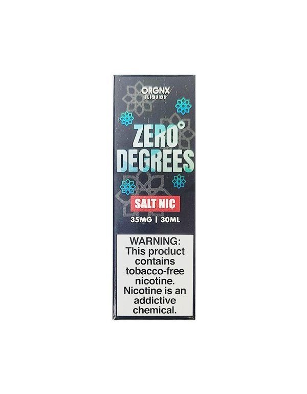 Zero Degrees ORGNX TFN Salt Nic E-Juice 30ml