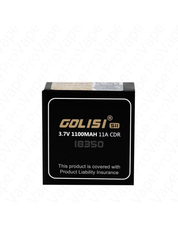 Golisi SII 18350 1100mAh 11A Rechargeable Battery ...